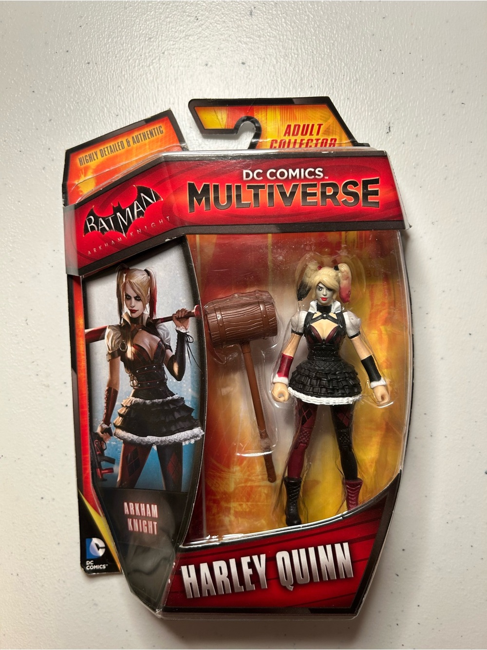 Mattel DC Comics Multiverse Harley Quinn Arkham Knight Boxed Figure Mallet 2014